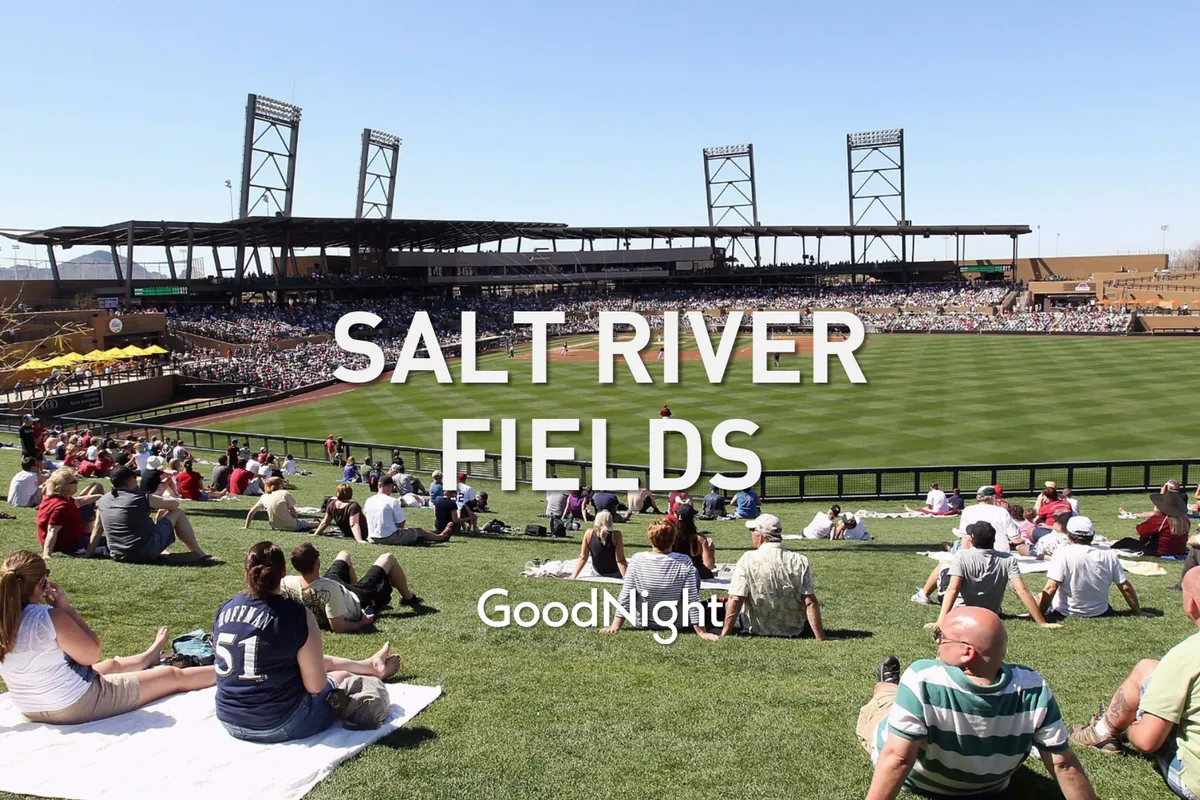 A vibrant scene at a local baseball stadium, filled with a crowd of spectators enjoying a live game. The energy and excitement of spring training are palpable, with families and friends gathered for fun and entertainment.